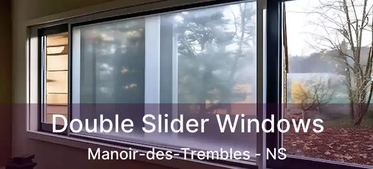  Double Slider Windows Manoir-des-Trembles - NS