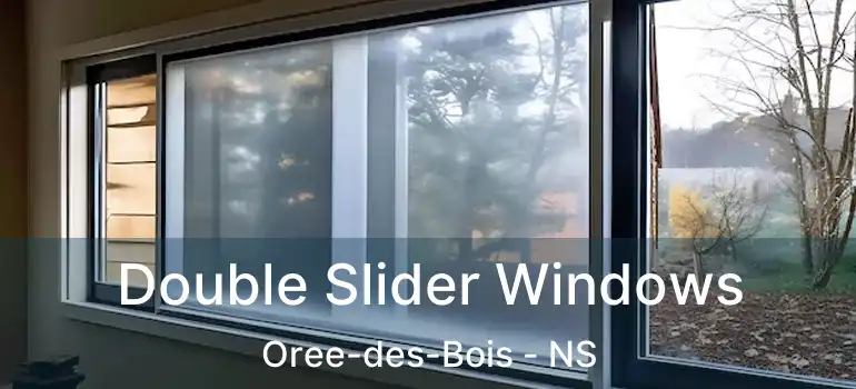  Double Slider Windows Oree-des-Bois - NS