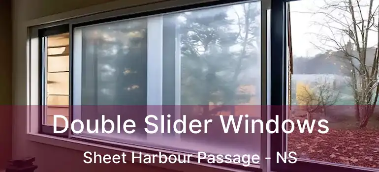  Double Slider Windows Sheet Harbour Passage - NS