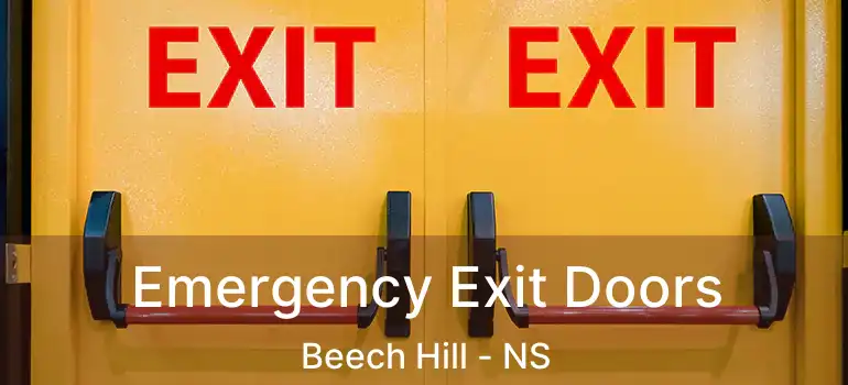  Emergency Exit Doors Beech Hill - NS