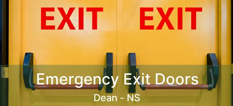  Emergency Exit Doors Dean - NS