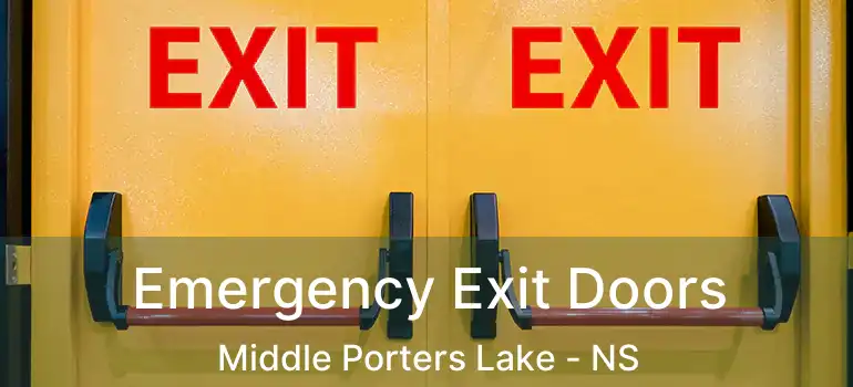  Emergency Exit Doors Middle Porters Lake - NS