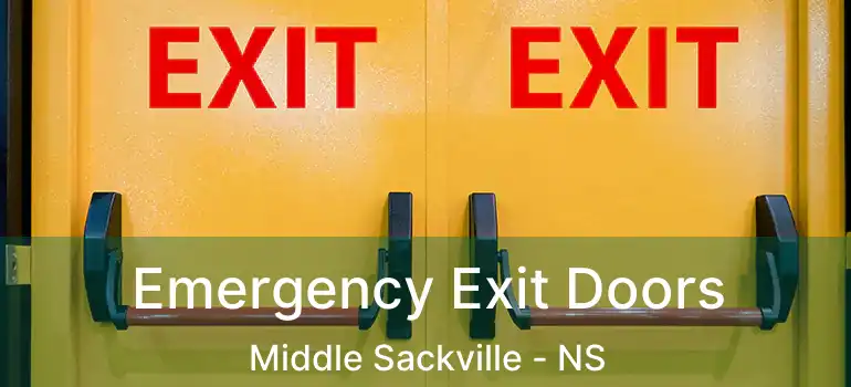  Emergency Exit Doors Middle Sackville - NS