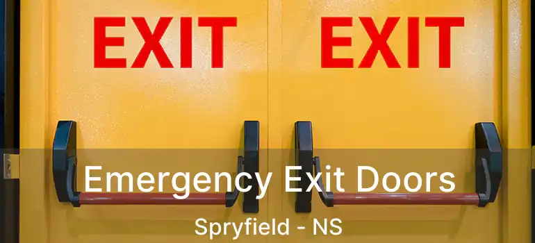  Emergency Exit Doors Spryfield - NS