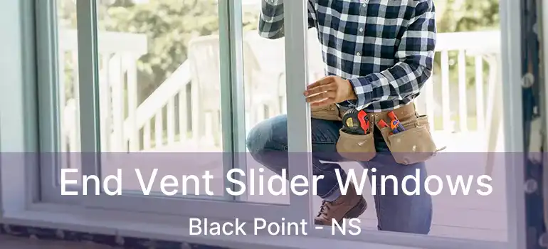  End Vent Slider Windows Black Point - NS