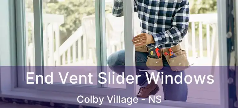  End Vent Slider Windows Colby Village - NS