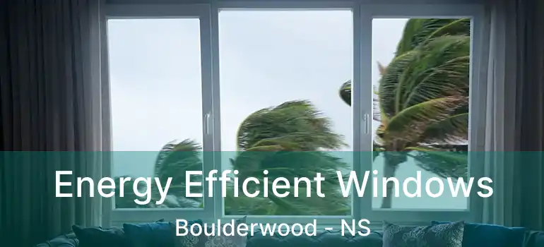  Energy Efficient Windows Boulderwood - NS