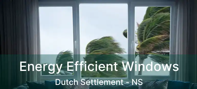  Energy Efficient Windows Dutch Settlement - NS