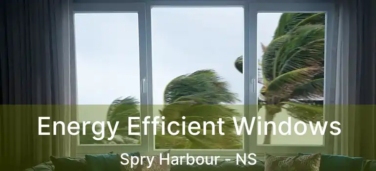  Energy Efficient Windows Spry Harbour - NS