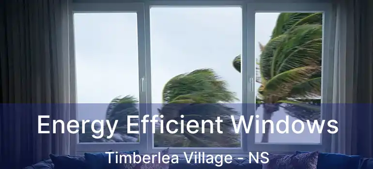  Energy Efficient Windows Timberlea Village - NS