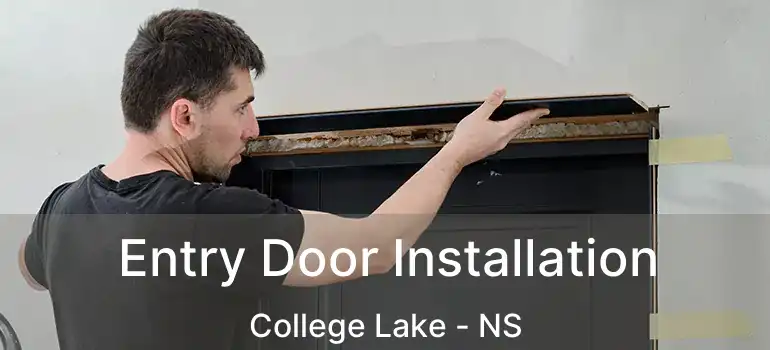  Entry Door Installation College Lake - NS