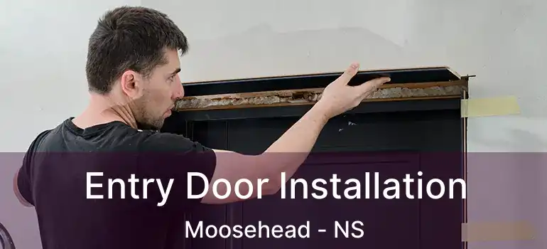  Entry Door Installation Moosehead - NS