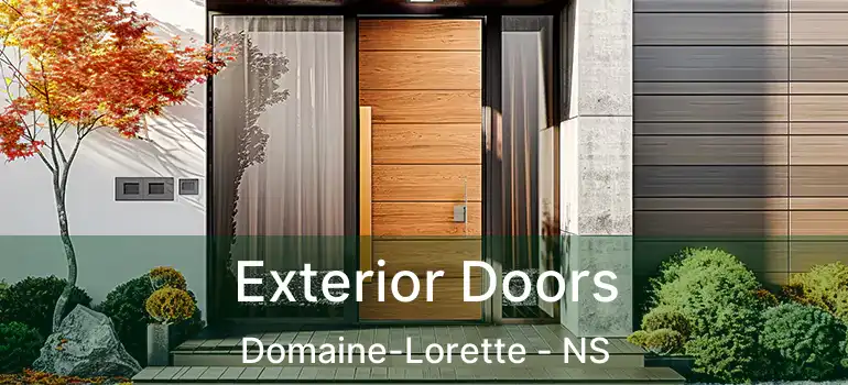  Exterior Doors Domaine-Lorette - NS