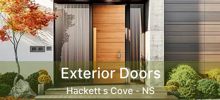  Exterior Doors Hackett s Cove - NS