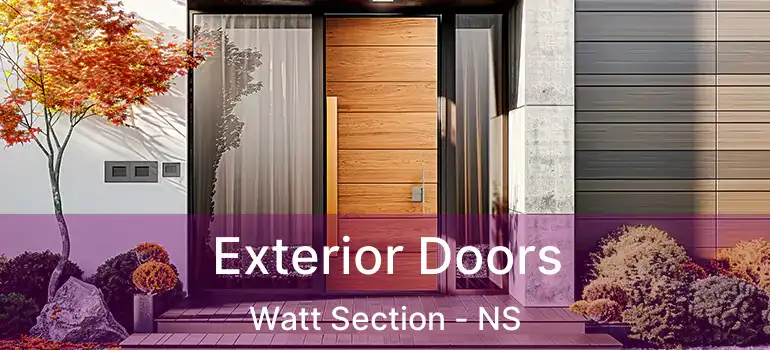  Exterior Doors Watt Section - NS