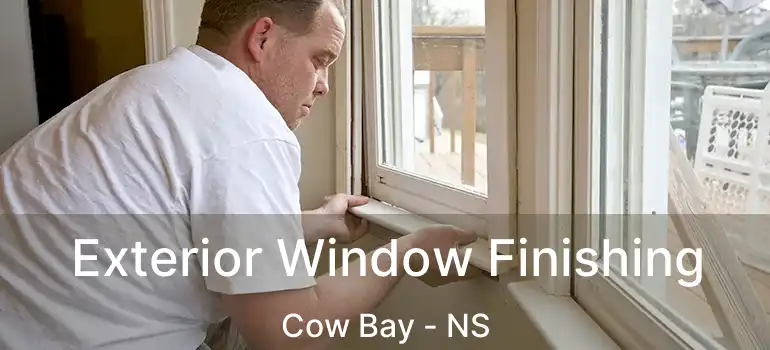  Exterior Window Finishing Cow Bay - NS