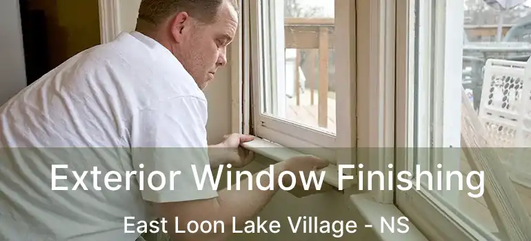  Exterior Window Finishing East Loon Lake Village - NS