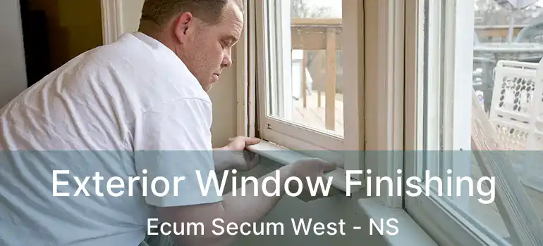  Exterior Window Finishing Ecum Secum West - NS