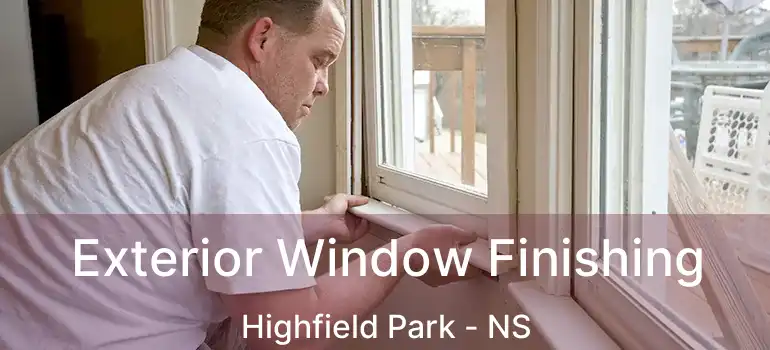  Exterior Window Finishing Highfield Park - NS