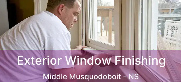  Exterior Window Finishing Middle Musquodoboit - NS