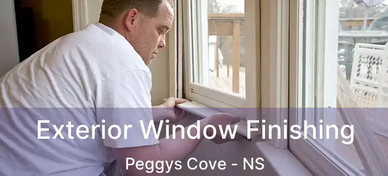  Exterior Window Finishing Peggys Cove - NS