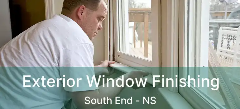  Exterior Window Finishing South End - NS