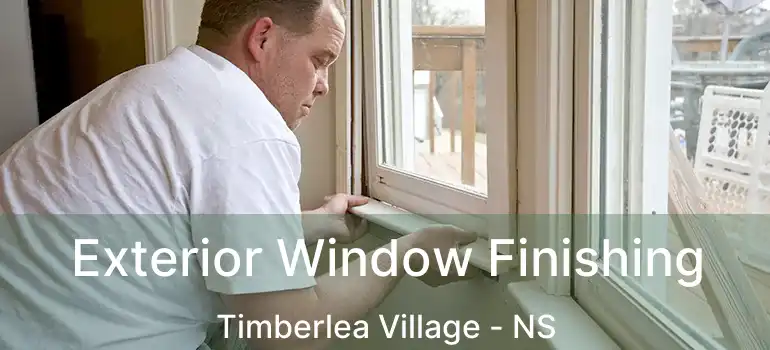  Exterior Window Finishing Timberlea Village - NS