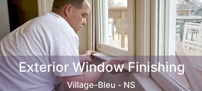  Exterior Window Finishing Village-Bleu - NS