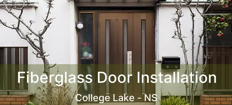  Fiberglass Door Installation College Lake - NS