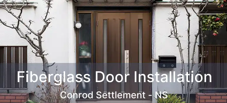  Fiberglass Door Installation Conrod Settlement - NS