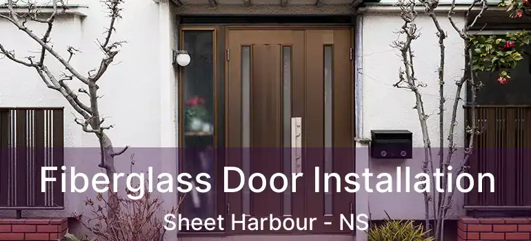  Fiberglass Door Installation Sheet Harbour - NS