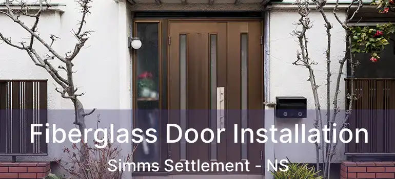  Fiberglass Door Installation Simms Settlement - NS