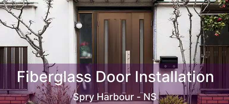  Fiberglass Door Installation Spry Harbour - NS