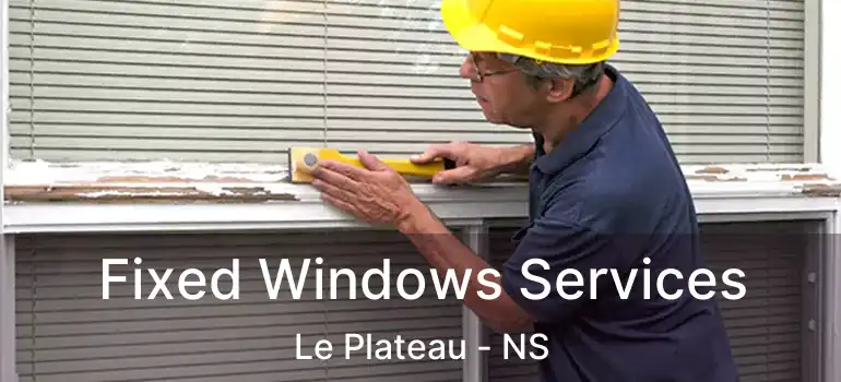  Fixed Windows Services Le Plateau - NS