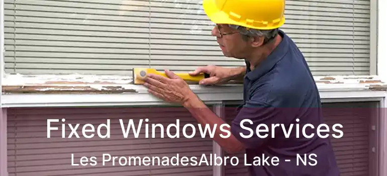  Fixed Windows Services Les PromenadesAlbro Lake - NS