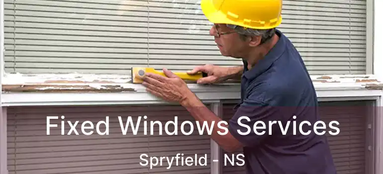  Fixed Windows Services Spryfield - NS