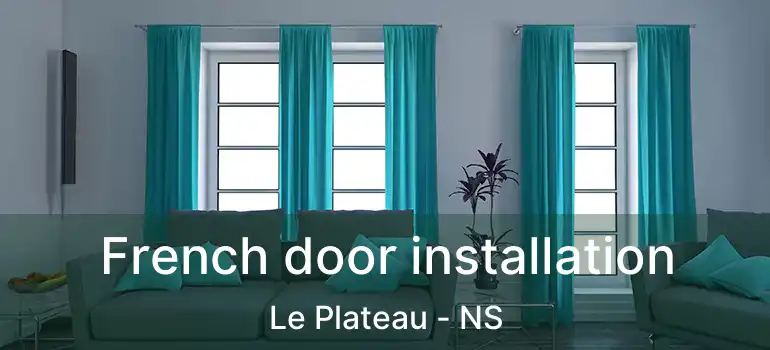  French door installation Le Plateau - NS