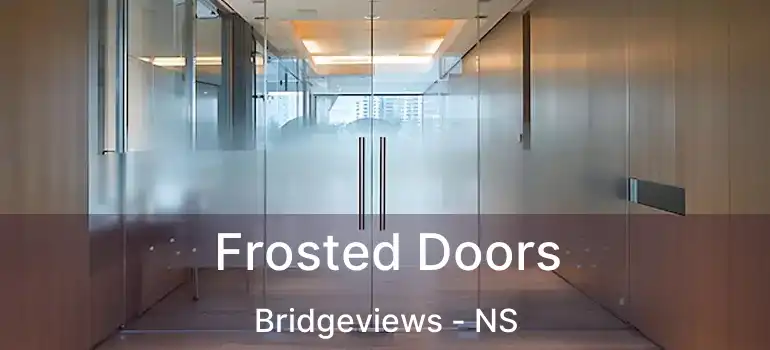  Frosted Doors Bridgeviews - NS