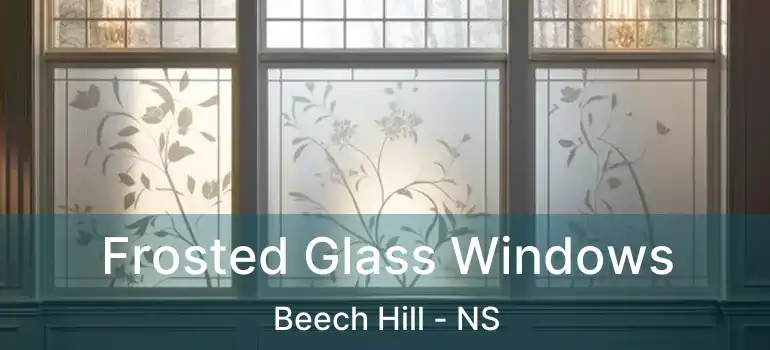  Frosted Glass Windows Beech Hill - NS