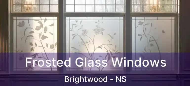  Frosted Glass Windows Brightwood - NS