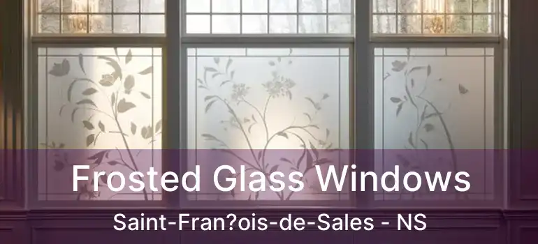  Frosted Glass Windows Saint-Fran?ois-de-Sales - NS