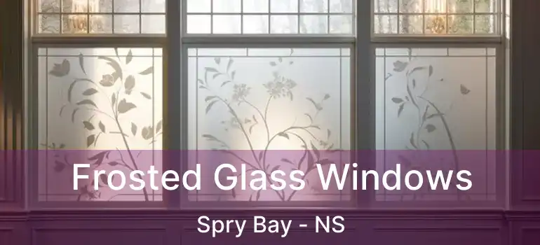  Frosted Glass Windows Spry Bay - NS