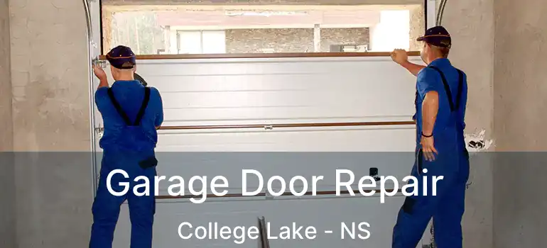  Garage Door Repair College Lake - NS