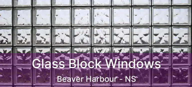  Glass Block Windows Beaver Harbour - NS