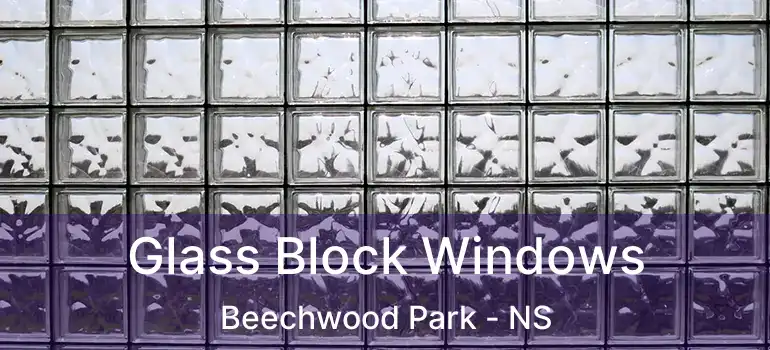  Glass Block Windows Beechwood Park - NS