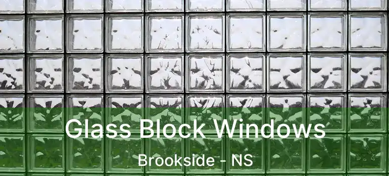  Glass Block Windows Brookside - NS