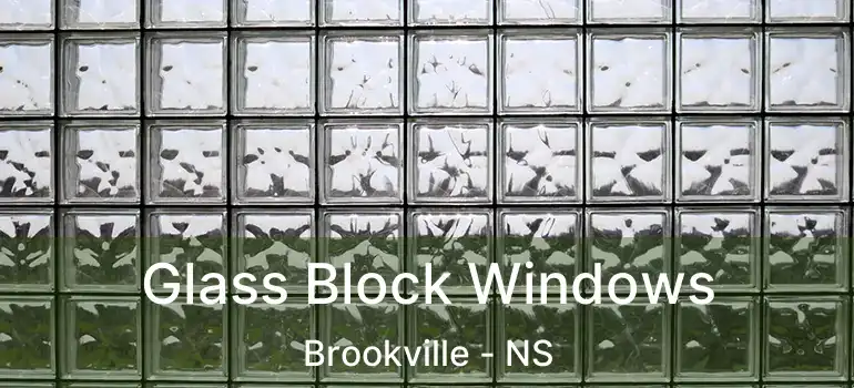  Glass Block Windows Brookville - NS