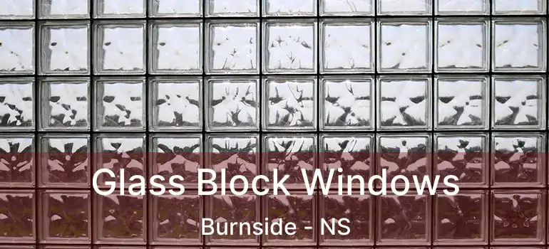  Glass Block Windows Burnside - NS