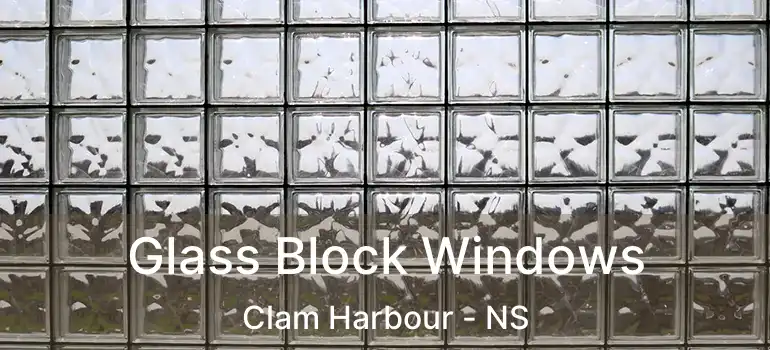  Glass Block Windows Clam Harbour - NS