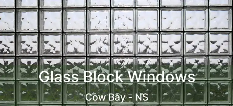  Glass Block Windows Cow Bay - NS